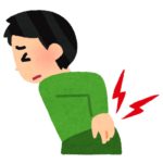 腰痛の男性